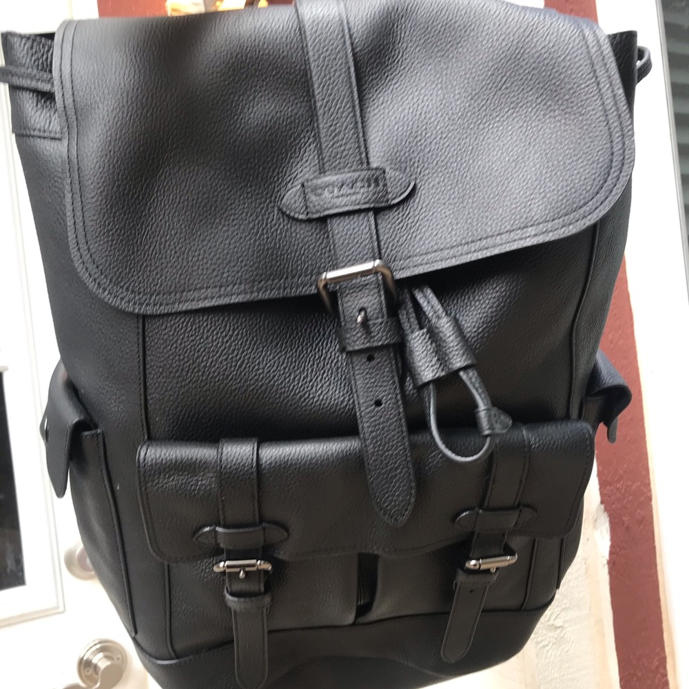 COACH leather backpack